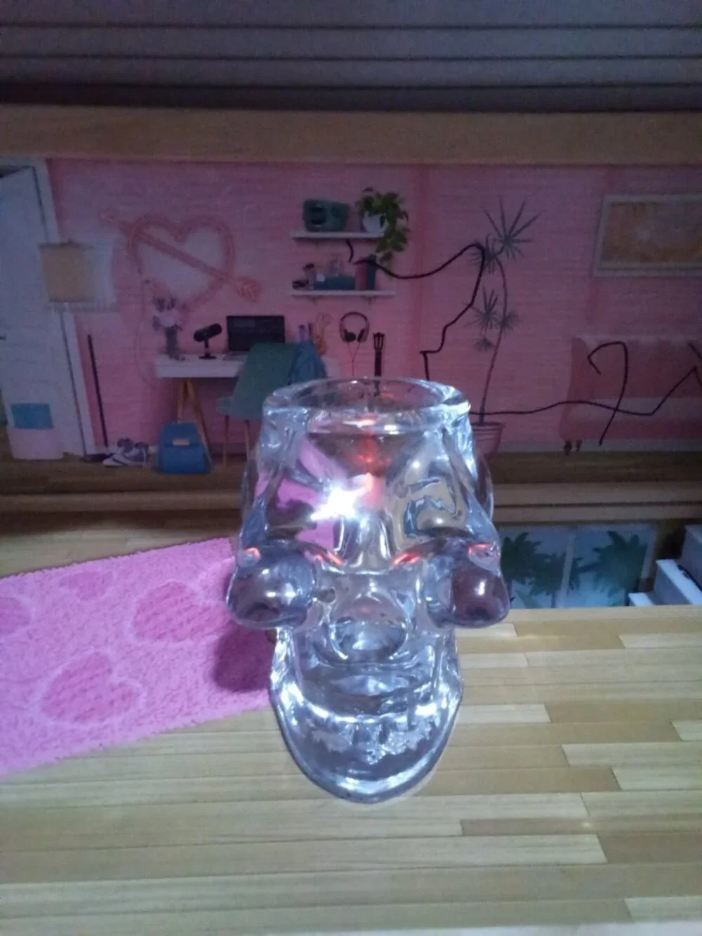 Glass Skull Head